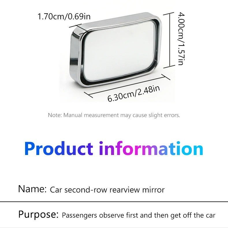 Car Rearview Mirror, Auxiliary Steering Mirror, Flexible, Compact, Multi-Angle Mirror, Convenient 3D Viewing Mirror, High-Looking Steering Mirror - Image 5